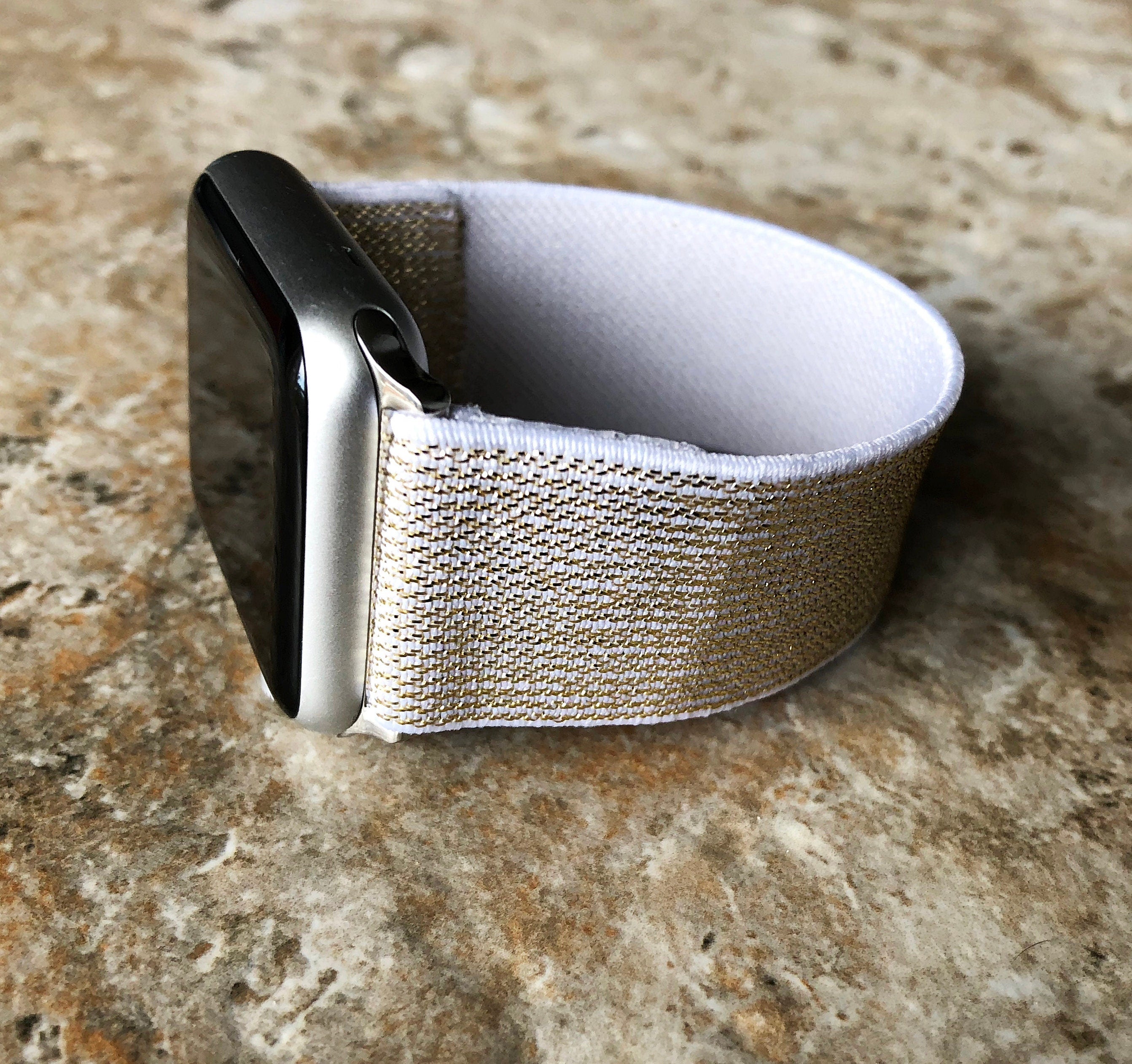 Apple Sparkling Stretch Band Strap for iWatch Ultra 2 49mm and 9 8 Series 41mm 45mm Case Fancy Modern Elastic Bracelet